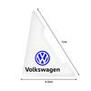 efg1 2pcs Silicone Car Door Corner Protector Anti-Collision Scratch Emblem for VW Golf Amarok T5 Phaeton ID3 Tiguan T-Cross GTI