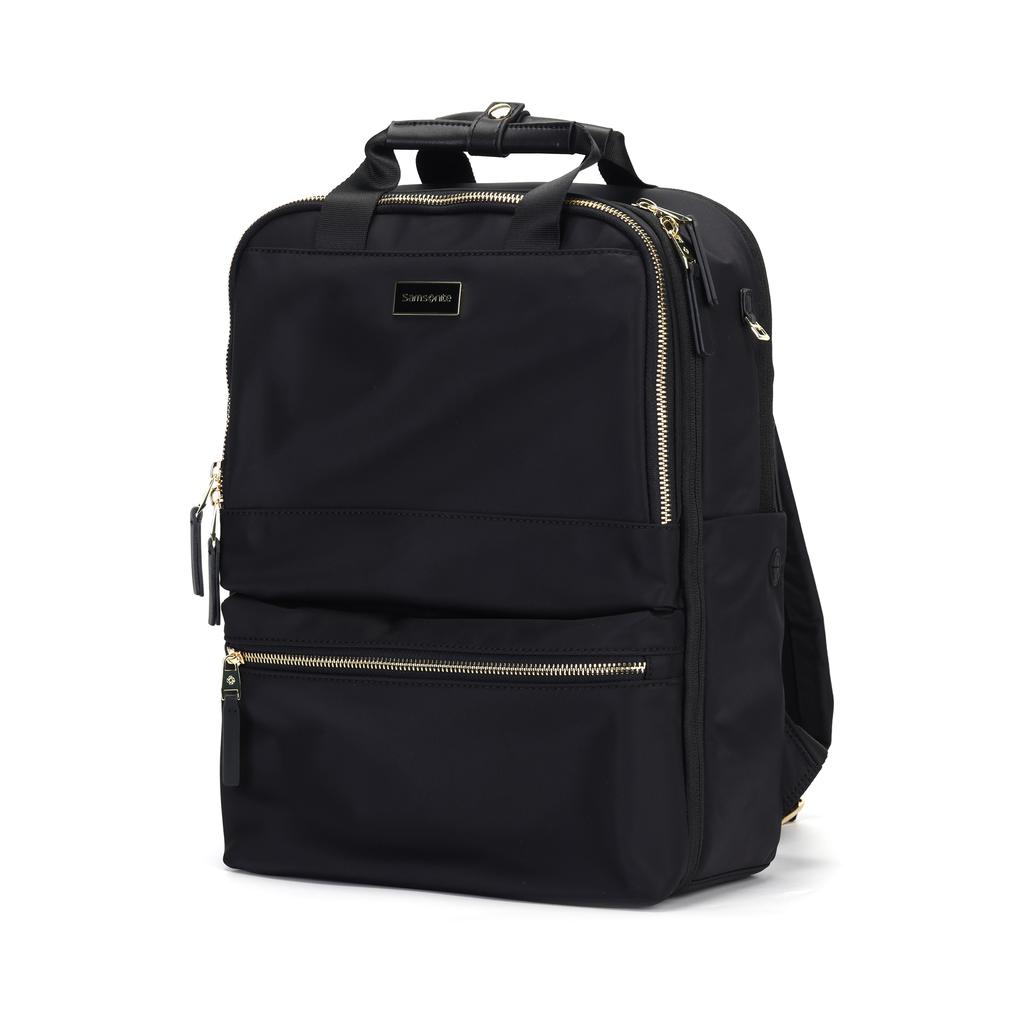 Samsonite Commuter Casual Travel Durable Water-Resistant Fabric Laptop Backpack Women backpack Black NO0-09001
