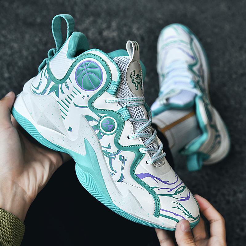 Баскетбольная обувь, мужские кроссовки, мужская баскетбольная обувь, женская обувь высокого качества с высоким берцем, Нескользящая спортивная обувь на открытом воздухе, кроссовки