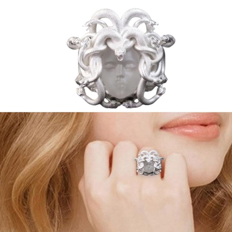 Ancient Coin Open Ring Adjustable Opening Finger Ring Symbolizing Power and Mystery Jewelry for Fashion Enthusiasts