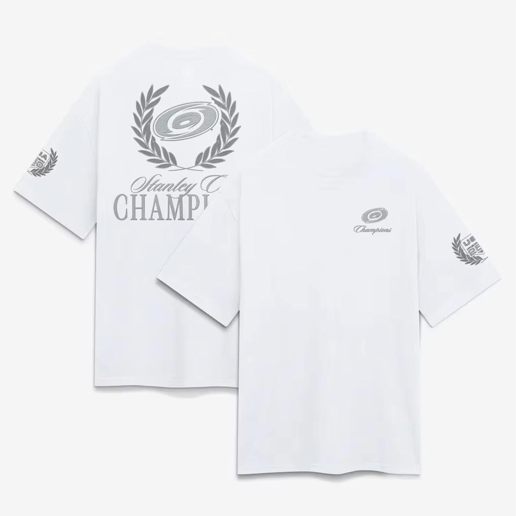 Carolina 2026 Ice Hockey Champions Tshirt Unisex Unisex Summer Cotton Clothing Round Neck Short Sleeved Tee Streetwear Fan Gifts