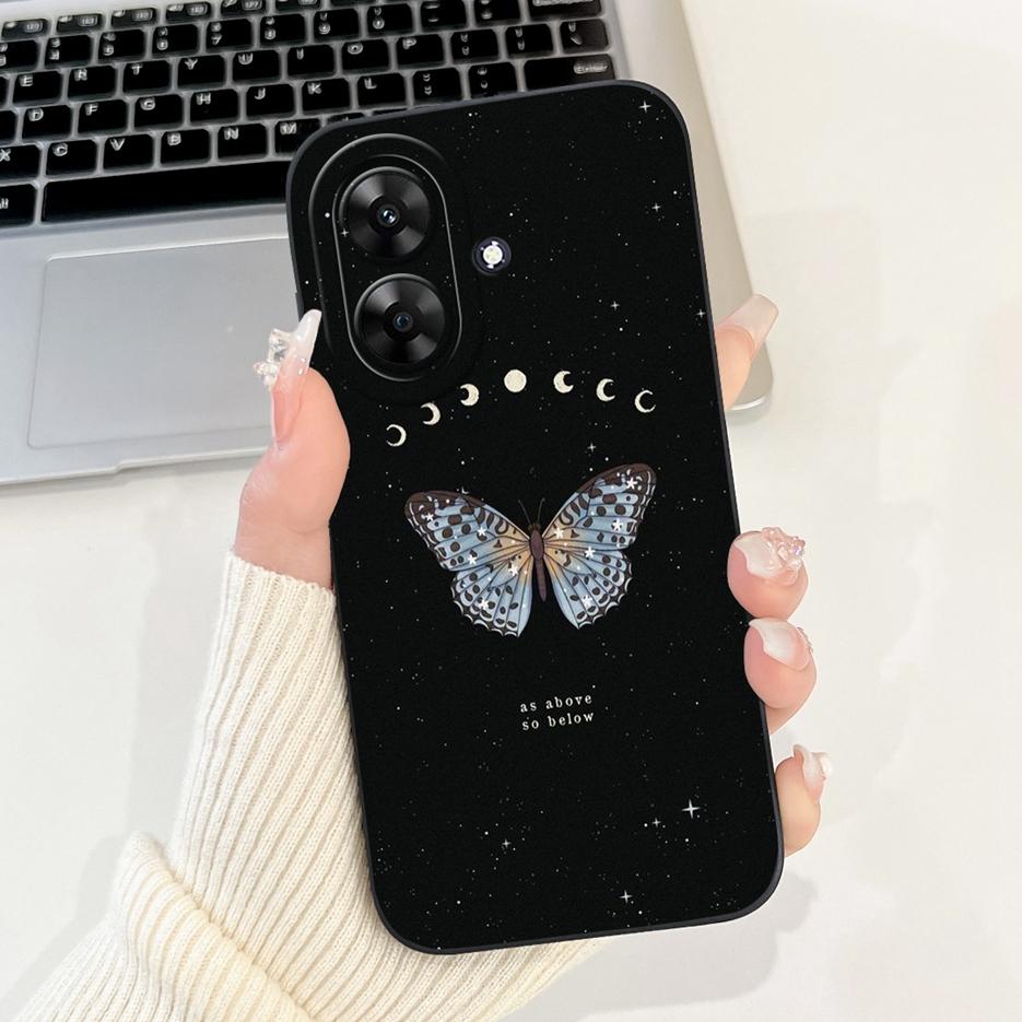 Чехол для Realme Note 60 Роскошный Чехол с Художественной Росписью Ударопрочный Мягкий Силиконовый Чехол для Телефона Для Realme Note 50 Note50 Note60 Задняя Крышка