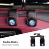 Double Hooks Fastener For Automotive Leather Seams Storage Practical accessory For VW GTI Polo Passat Scirocco Golf Tiguan Jetta GV37J