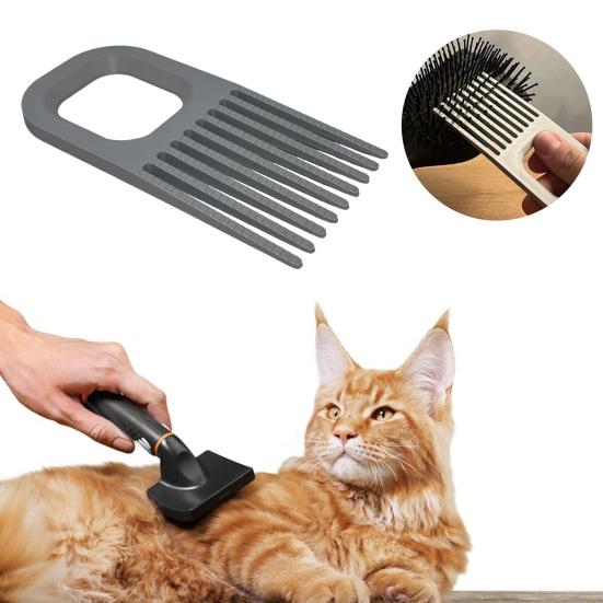 Comb Cleaner Wide Tooth Design Hair Comb Detangler Cleaner Air Cushion Comb Cleaner with Hanging Hole