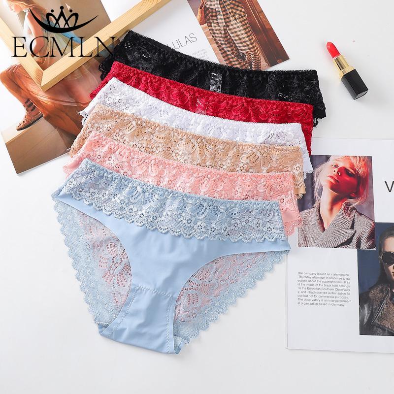 Женские кружевные бесшовные трусики с цветочным принтом и средней талией, подтягивающие бедра, нижнее белье, полые трусы