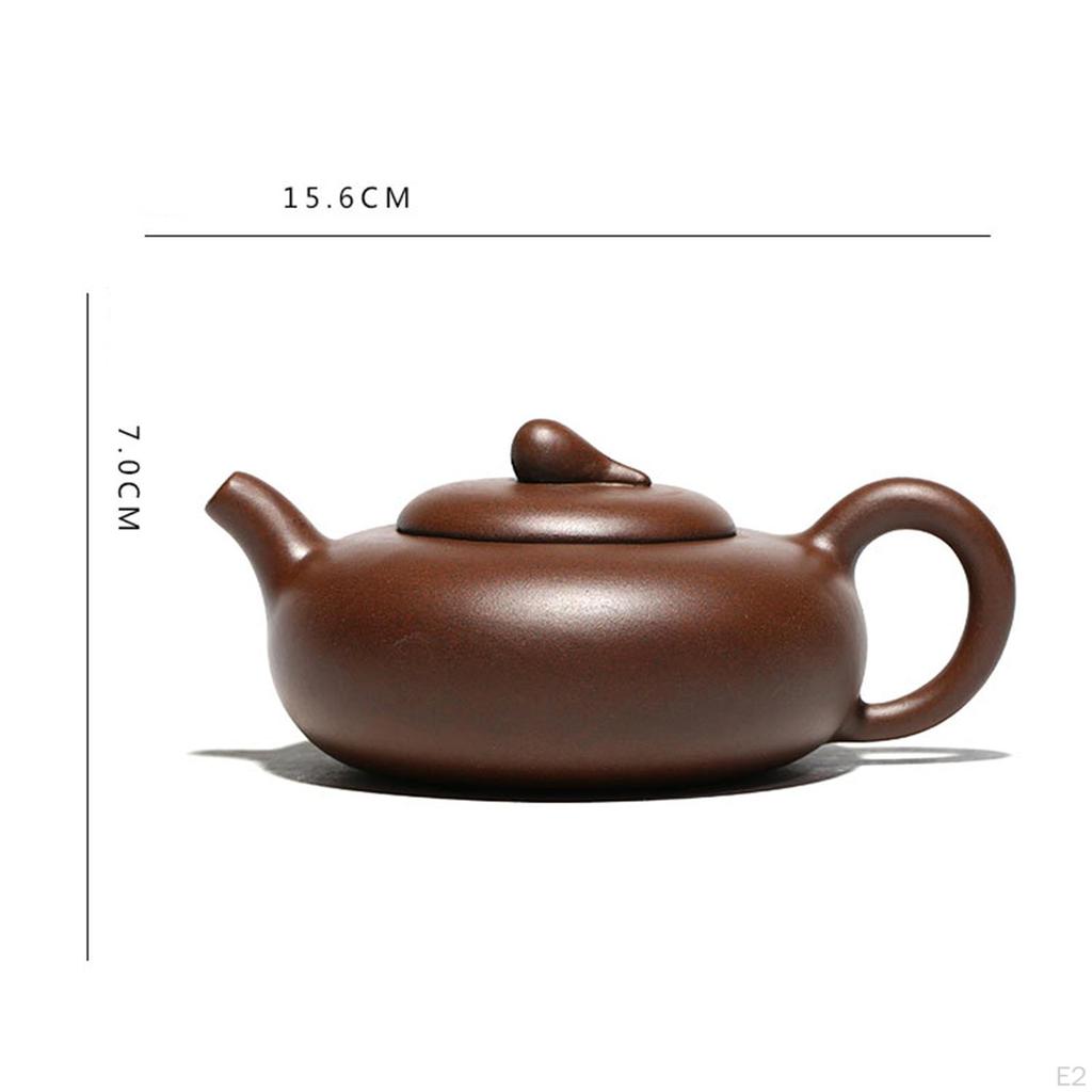 Чайный сервиз из фиолетовой глины с крышкой, подарок для любителей, прочный традиционный китайский горшок для дома