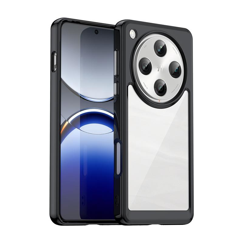 Прозрачный цветной чехол из ТПУ для OPPO Find X8 Pro 5G Защитная накладка Прозрачный Fundas Coque Capa