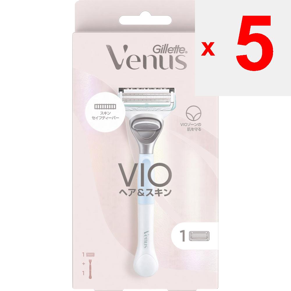 P&G Japan Держатель бритвы Venus VIO с 1 сменным лезвием Держатель для женской бритвы Инструкция по применению] Эта бритва предназначена для использования на деликатных участках кожи.