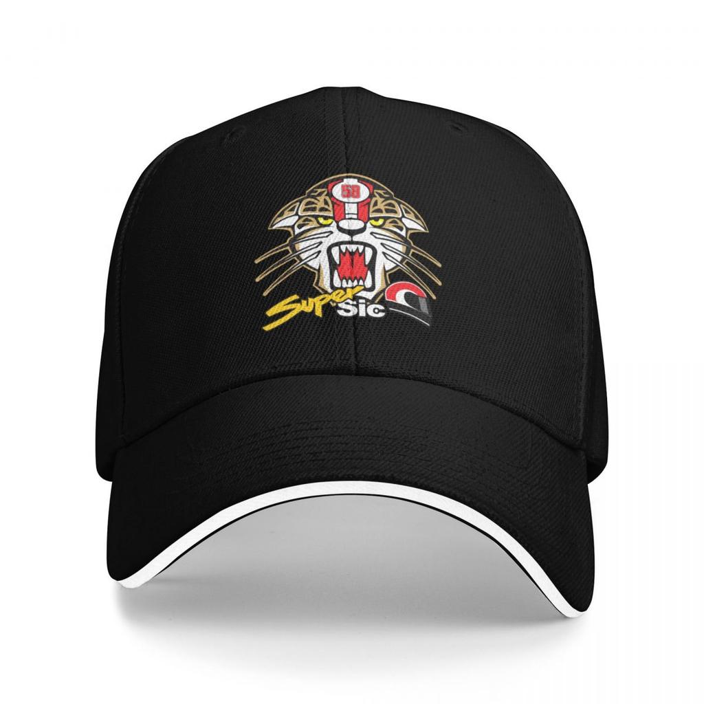 Marco Simoncelli Super Sic Tiger Baseball Cap Male hat hats on offer derby hat Bobble Hat Golf Women Men's