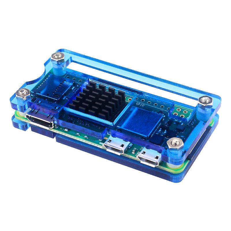 Raspberry Pi Zero 2W Acrylic Case with Heatsink