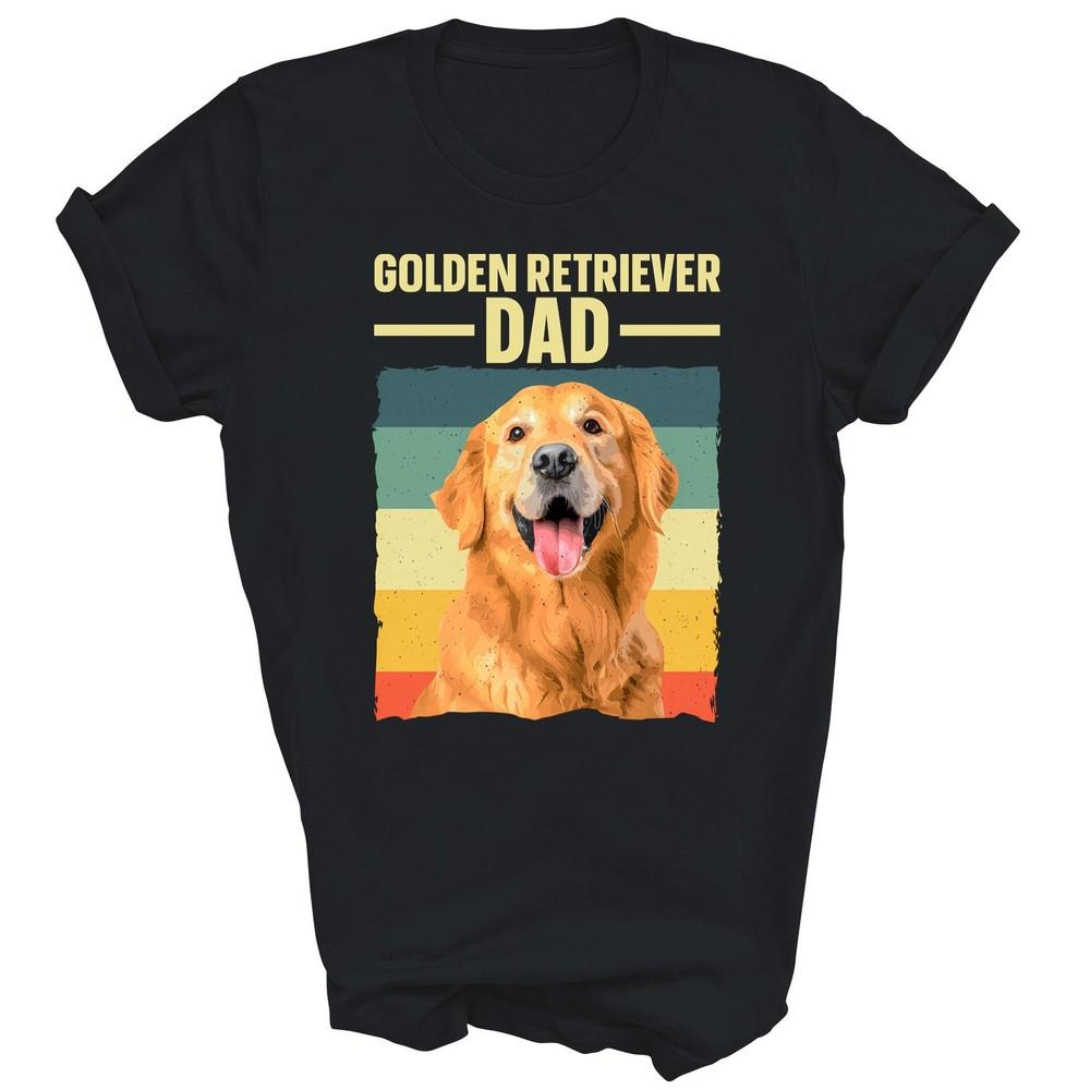 Golden Retriever Dad Father Golden Retriever Unisex Shirt Gift
