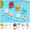 New Reusable Splash Proof Silicone Straw Plug Cup Accessories Drinking Dust Cap Straw Tips