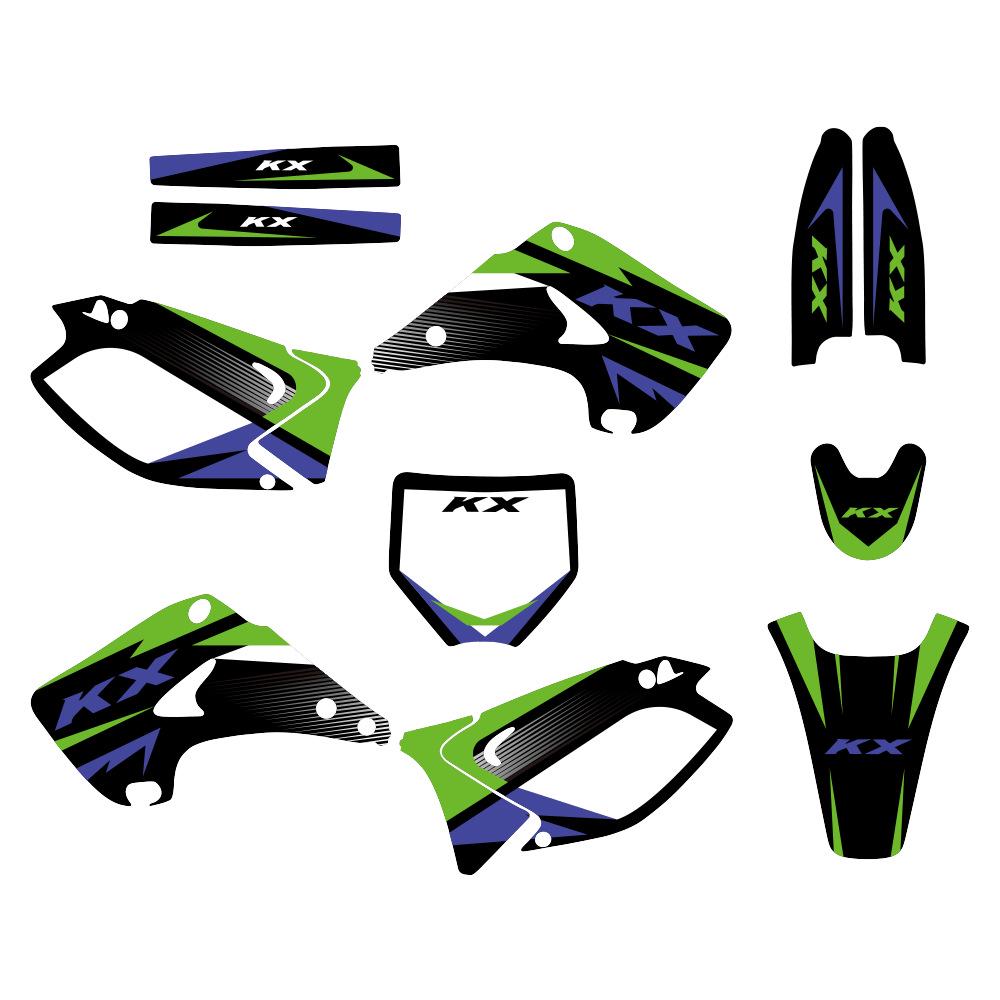 Kawasaki KX125/KX250 (03-12) Защитная пленка для наклейки на мотоцикл для бездорожья