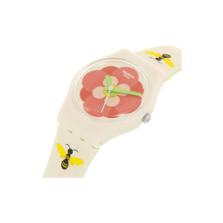 Swatch Flower Jungle Series Quartz Movement 30M Water Resistant Watch Unisex watches Pink LM140