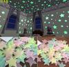 3cm Bedroom 3D Luminous Ceiling Stars Fluorescence Sticker Room Metope Adornment Wall Stickers