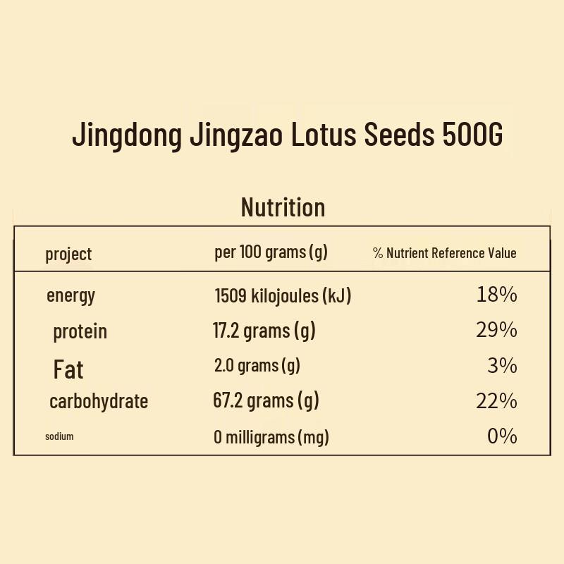 Peeled Lotus Seeds 500g