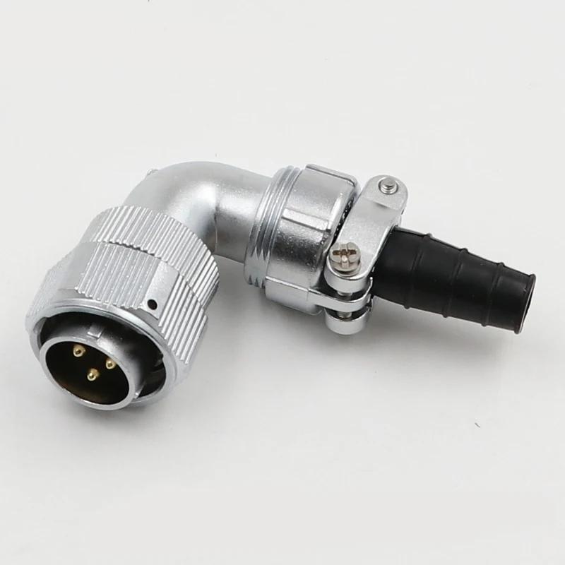 WEIPU WY20 TV/Z 2 3 4 5 6 7 8 9 12 15Pin Right Angle Male Plug Female Socket Industrial Waterproof Aviation Connector Adapter