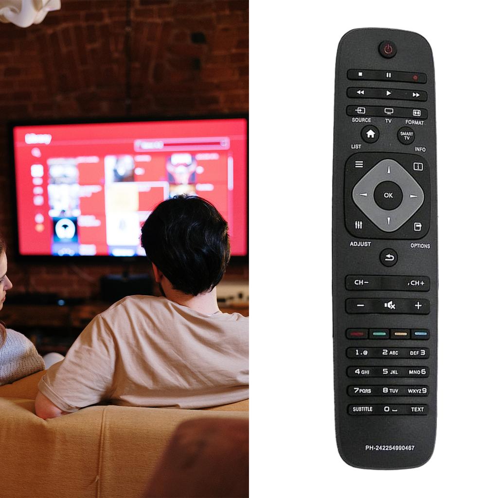 New RM D1110 TV Remote Replaced Remote Control fit for TV 242254990467/2422 549 90467 LCD LED TVs Black
