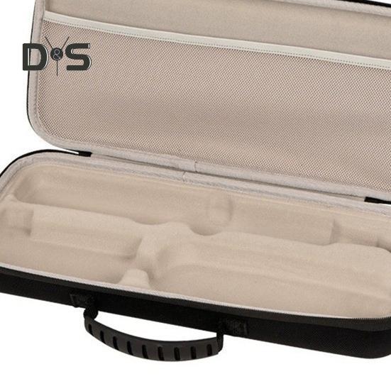 Hair Straightener Storage Bag with Mesh Pocket Large Capacity Shockproof Impact Resistant Anti-Scratch Hard Travel Case with Zipper for Airstrait HT01