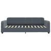 Vidaxl Sofa Rozsuwana, Ciemnoszara, 90X200 Cm, Aksamit