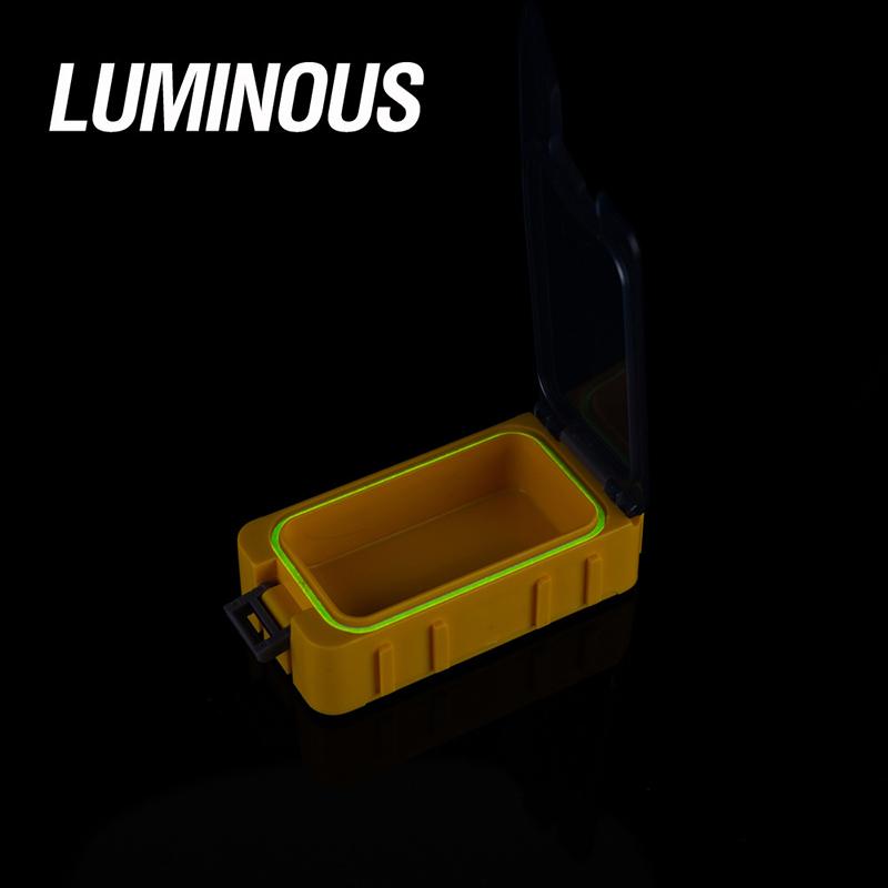 3 шт. Рыбалка Светящийся в темноте Ящик для инструментов Мини-коробка для хранения сращиваний Пластиковая коробка для хранения аксессуаров Контейнер для твердой приманки Карп