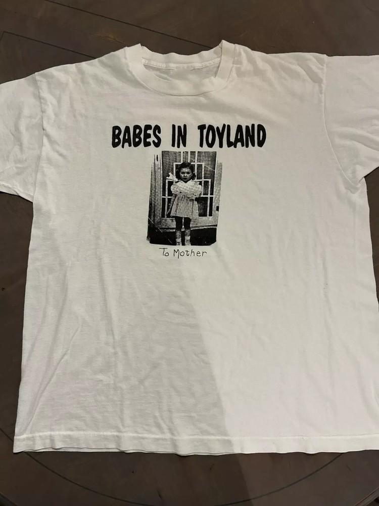 Хлопковая футболка унисекс Band Babes in Toyland Band To Mother, полный размер S-5XL