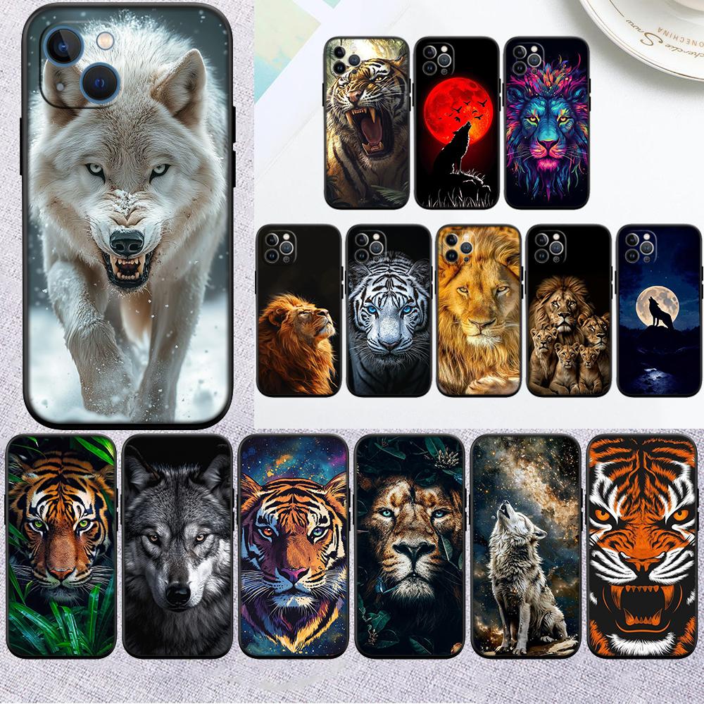 Чехол для телефона Wolf Tiger lion Новый Высококачественный чехол для Redmi Note 13 14 Pro+ Plus A3 13X 13C 14S 14C