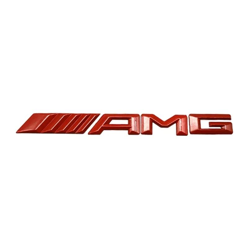 YEW1 Metal Car 3d Rear Letter Emblem Trunk Sticker for Mercedes benz AMG C E S GLE CLC Class W204 W203 W205 W124 W221 W213 W2121