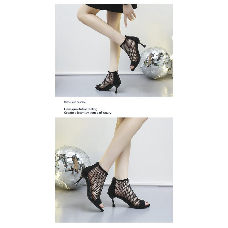 Босоножки женские сандалии на тонком каблуке с застежкой-молнией «рыбий рот»