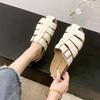 Pig Cage Shoes for Women with One Foot, Lazy Bag Head and Half Slippers, Wearing New Summer Soft-soled Sandals