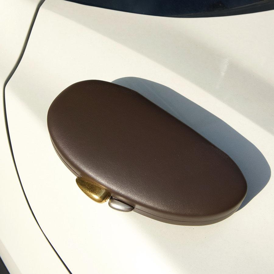 Новая матовая акриловая сумка особой формы в виде скорлупы гусиного яйца, модная и простая вечерняя клатч-сумка
