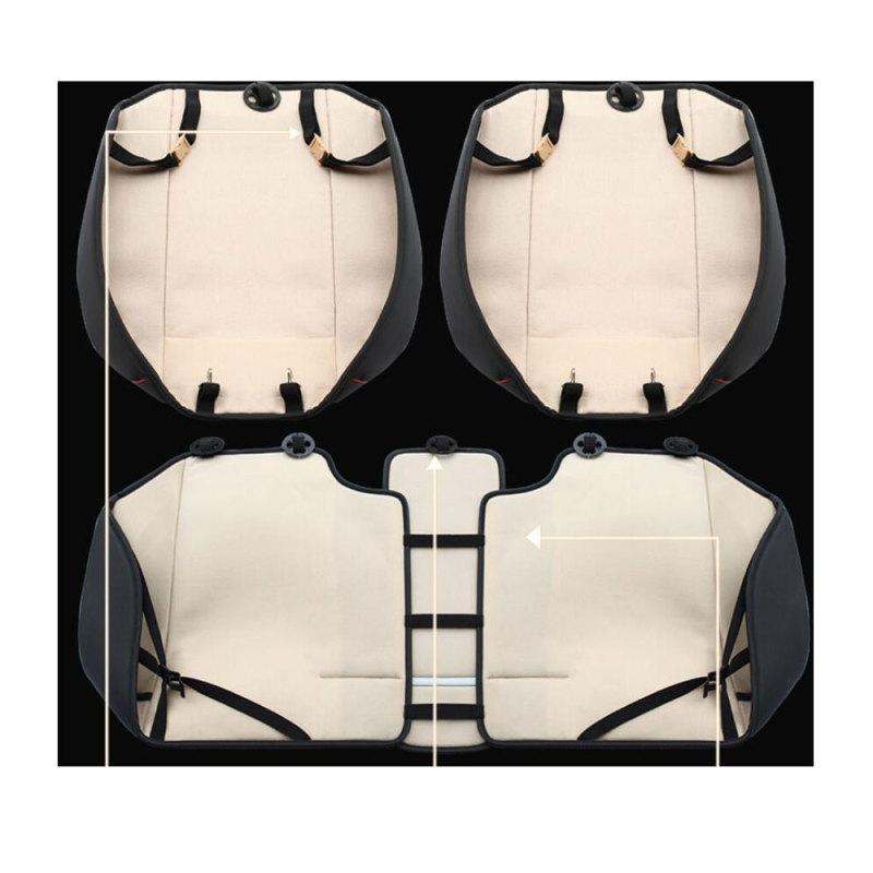 3D чехлы на автомобильные сиденья из искусственной кожи, автомобильный коврик для подушки сиденья, дышащий автомобильный передний задний чехол на заднее сиденье