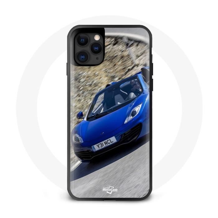 Coque iphone 12 McLaren Bleu