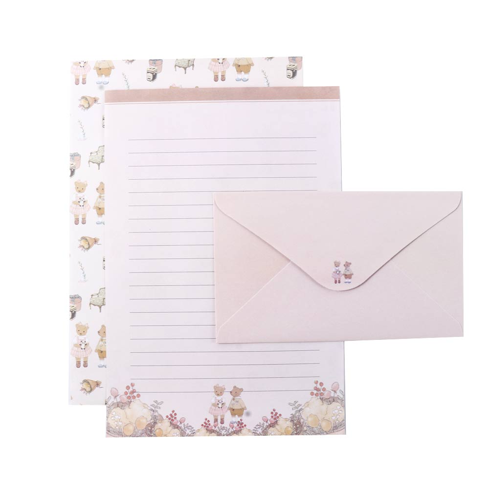 Valentine's Day Gift Envelope Letter Pad Different Style Cartoon Stationery Paper Writing Paper Envelope Letter Paper