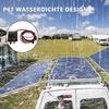 Практичный водонепроницаемый АБС ввод солнечного кабеля с проводом 10AWG Удобный аксессуар для крыши кемперов Простая установка