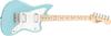 Squier Electric Guitar Mini Maple Daphne Blue with Soft Case Jazzmaster® HH, Fingerboard,