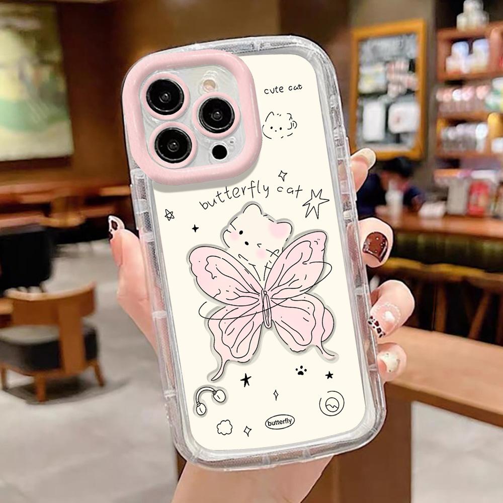 Милый чехол для телефона Funny Cats для iPhone 11, чехол для iPhone 15, 16 Pro, 12, 13, 14 Pro Max, XR, XS, X, 7, 8, 16 Plus, SE, мягкий силиконовый чехол