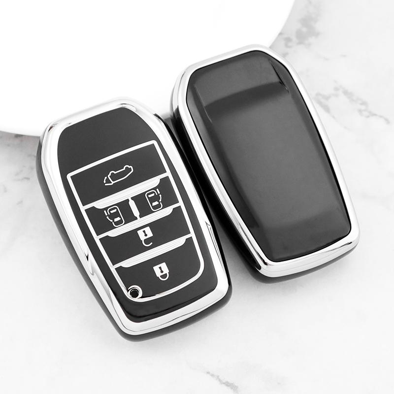 2/3/4/5/6 кнопок Авто Бесключевой ТПУ Чехол для ключа автомобиля для Toyota Land Cruiser Prado150 RAV4 Venza SIENNA Corolla Camry Yaris