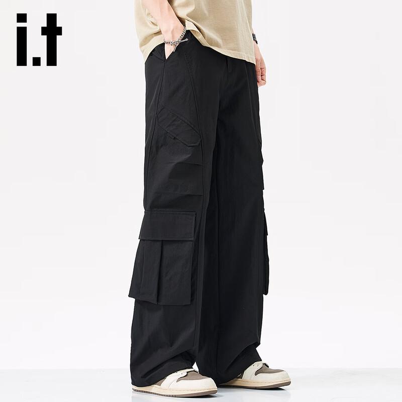 izzue it Men's American Style Multi-Pocket Cargo Pants