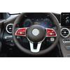 Fit For Benz GLB W247 - Aluminum Red Steering Wheel Button Cover Trim 2x