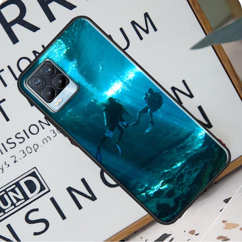 Чехол для дайвинга и подводного плавания для Realme 8i 8 Pro GT Neo 2 Master C15 C21 Coque для OnePlus 8T 9R Nord2 9 Pro