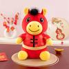 Horse Doll with Auspicious Clouds Pattern Good Luck In Year of The Horse National Style PP Cotton Filling Zodiac Pony Figurine