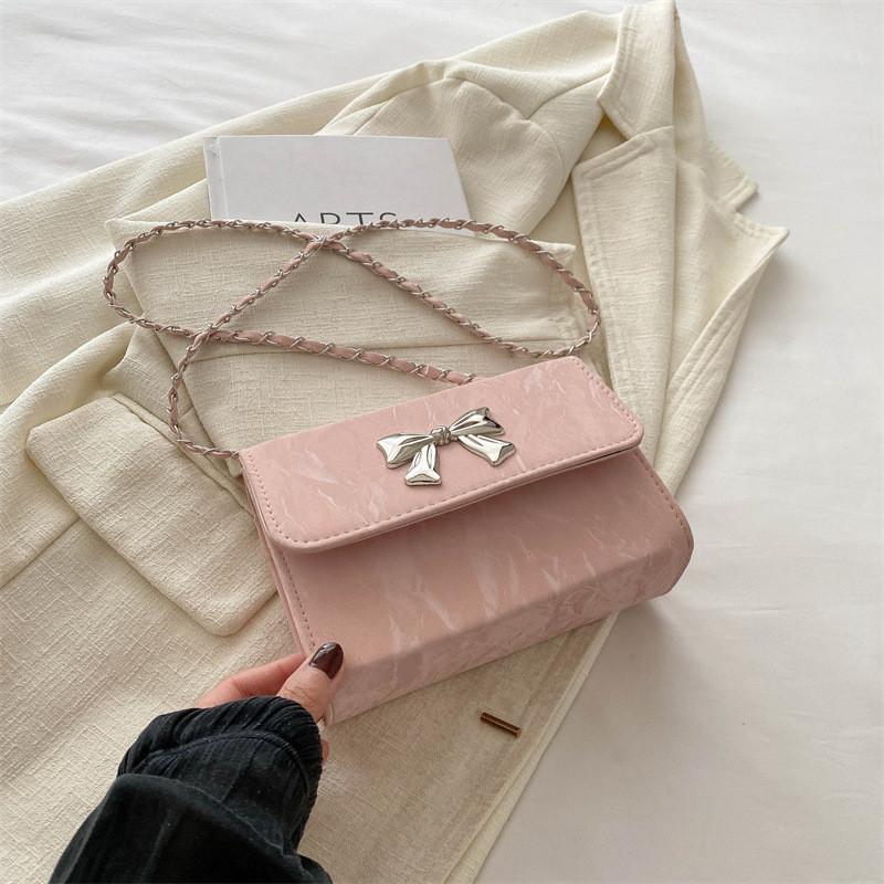 Stylish Trendy Street Chic Crossbody Bag For Women 2024 Summer Chain Shoulder Bag With Magnetic Closure
