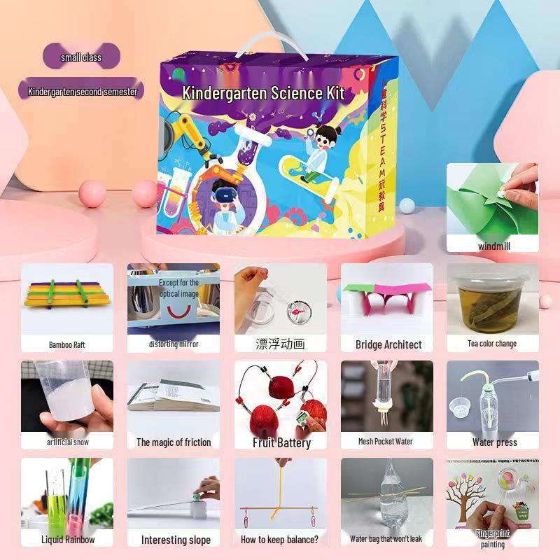 Набор для проведения научных экспериментов STEM для детей: Физика и химия