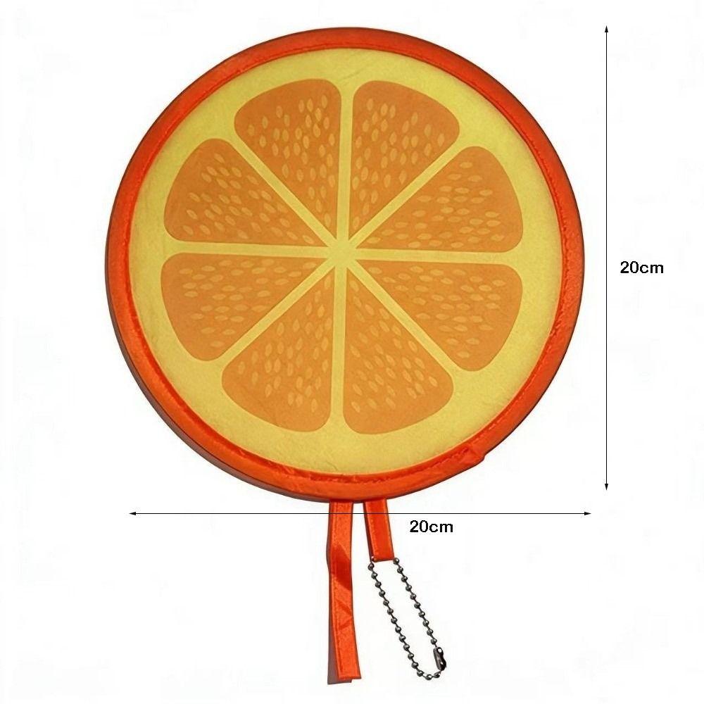 Cartoon Handheld Folding Fan Fruit Style Cooling Fans Cute Pocket Fans Summer Events