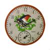 Настенные часы подвесные птицы декор круглые IP44 водонепроницаемые симпатичные смоляные декоративные аналоговые