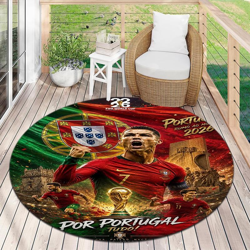 Ronaldo Legacy Iconic Moments Carpet Living Room And Bedroom Mats Home Decor Bathroom Mat Office Chair Cushion Dormitory Decoration