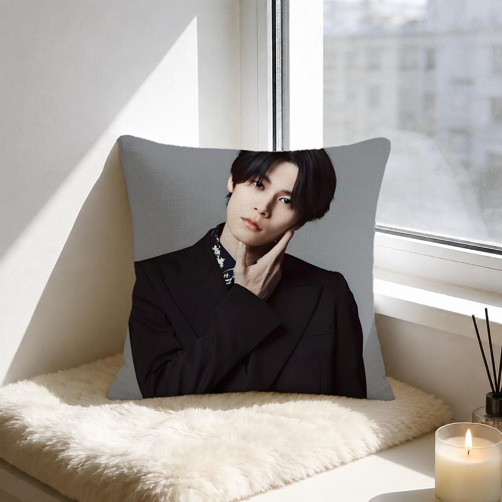 Actor Riku Hagiwara Cushion Cover Natural Linen Pillowcase Set AllinOne Decor for Sofa Bedroom Chair