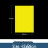 Extra Large Double-Sided Pure Yellow Poster Paper for Supermarket Sale Promotions