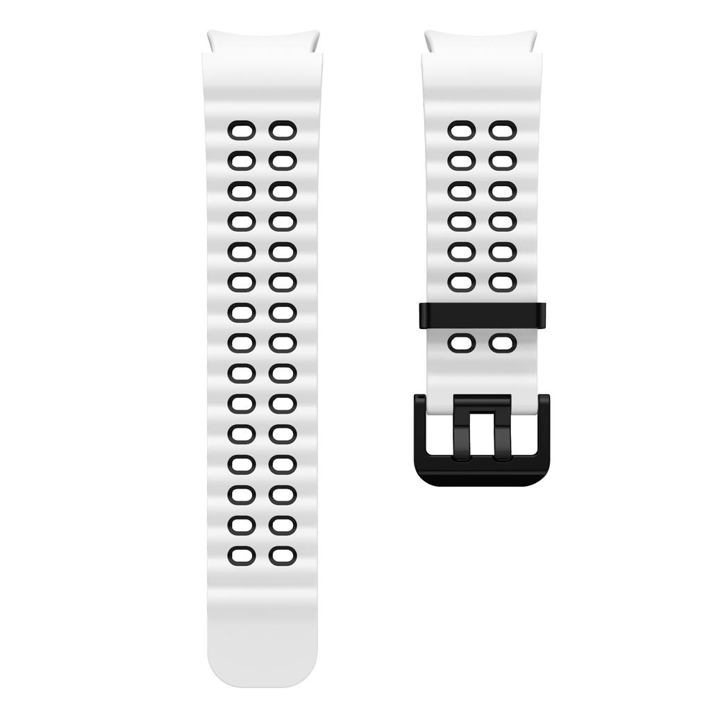 For Samsung Galaxy Watch7 40mm/44mm Silicone Band Dual Color Replacement Watch Strap